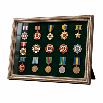 Нагородний кіот під склом для медалей, орденів і відзнак RK-450325-GR-05 фото